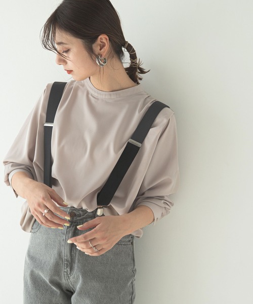 rectangle（レクタングル）の「2wayショルダータックシャツ（シャツ/ブラウス・レディース・ブラック/ベージュ/オフホワイト・FREE）」の5枚目の写真