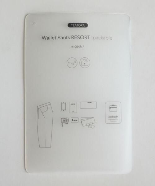 TEATORA（テアトラ）の「＜TEATORA（テアトラ）＞ パッカブル ウォレット リゾート パンツ■■■（その他パンツ・メンズ・ブラック・4/3/2）」の11枚目の写真