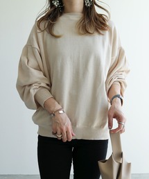 reca | ボリューム袖クルーネックニット(ニット/セーター)