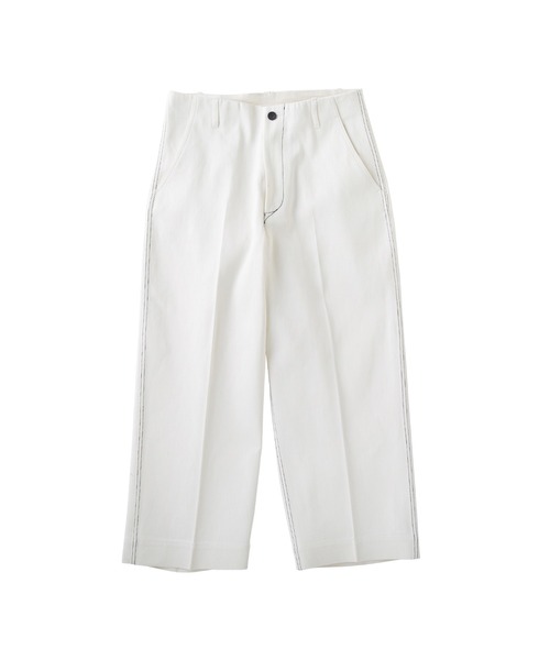 KURO(クロ)の「【KURO × J.PRESS】DENIM TROUSER(スラックス・メンズ・インディゴブルー/ホワイト・MEDIUM/LARGE/SMALL)」の2枚目の写真