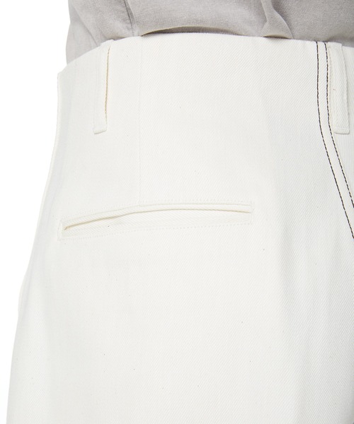 KURO(クロ)の「【KURO × J.PRESS】DENIM TROUSER(スラックス・メンズ・インディゴブルー/ホワイト・MEDIUM/LARGE/SMALL)」の11枚目の写真