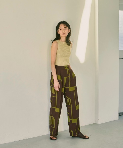 TODAYFUL（トゥデイフル）の「リブニットタンクトップ（タンクトップ・レディース・キナリ/グリーン系その他/ラベンダー・FREE）」の14枚目の写真