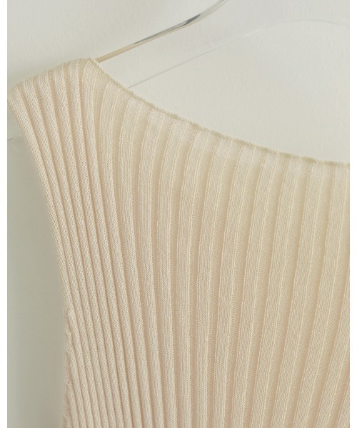 TODAYFUL（トゥデイフル）の「リブニットタンクトップ（タンクトップ・レディース・キナリ/グリーン系その他/ラベンダー・FREE）」の15枚目の写真