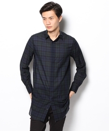 603 | 603  タータンチェックビックロングシャツ(シャツ/ブラウス)