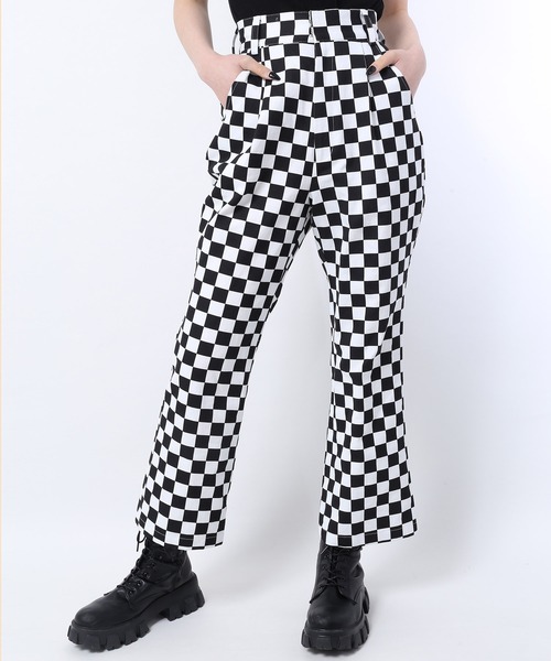 WC(ダブル シー)の「WC/フラッグチェックパンツ(スラックス・レディース・グリーン/ブラック/ブラウン・FREE)」の16枚目の写真