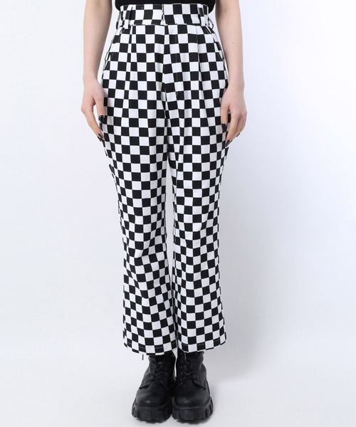 WC(ダブル シー)の「WC/フラッグチェックパンツ(スラックス・レディース・グリーン/ブラック/ブラウン・FREE)」の17枚目の写真