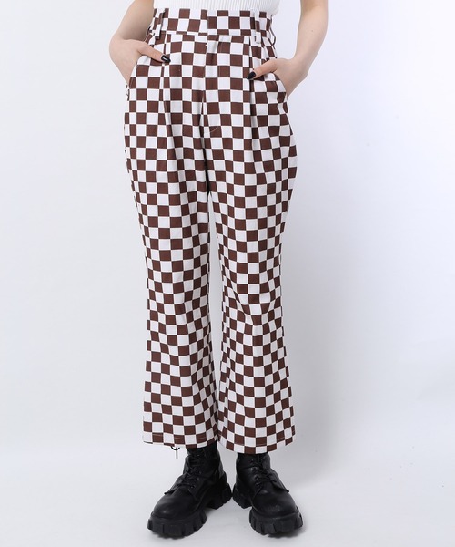 本日価格！ワッフルチェックパンツ(値札付き) 楽天市場】チェックパンツ / 公式 CUBE SUGAR コットン ギンガム