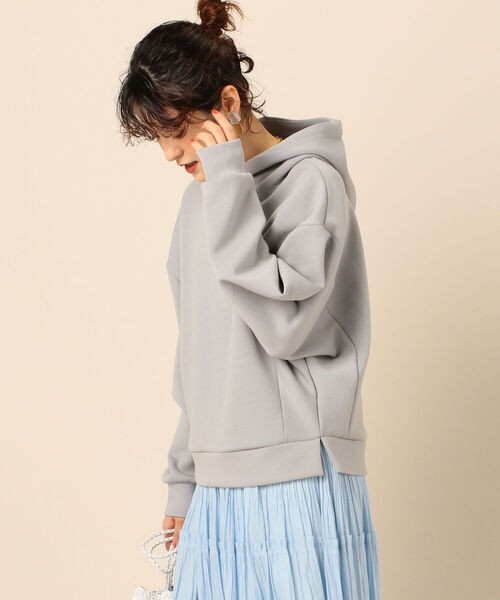 NOLLEY’S（ノーリーズ）の「【WEB限定】ドルマンパーカー（パーカー・レディース・グレイッシュベージュ/ブラウン/ラベンダー/サックスブルー・38）」の12枚目の写真