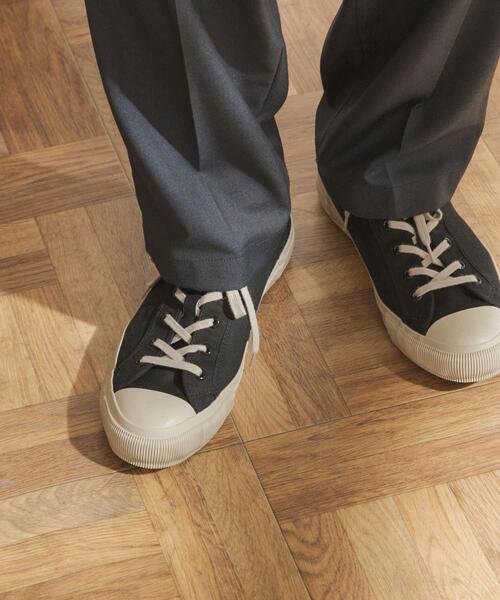 MoonStar（ムーンスター）の「『別注』MOONSTAR×FORK&SPOON　LOWBASKET（スニーカー・メンズ・ブラック/グレー・26/27/26.5）」の3枚目の写真