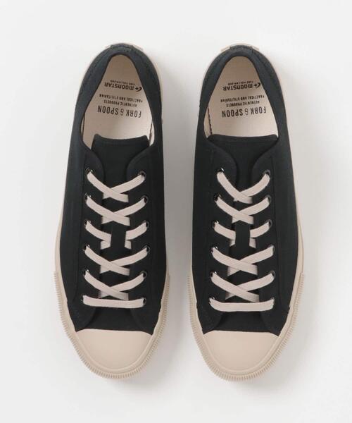 MoonStar（ムーンスター）の「『別注』MOONSTAR×FORK&SPOON　LOWBASKET（スニーカー・メンズ・ブラック/グレー・26/27/26.5）」の7枚目の写真