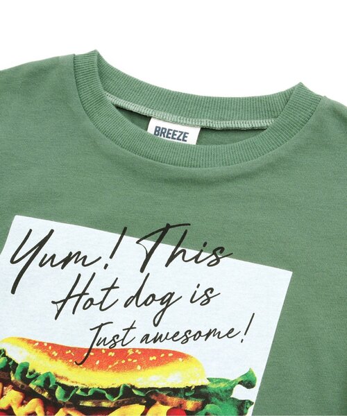 BREEZE（ブリーズ）の「/3柄ファストフードＴシャツ（Tシャツ/カットソー・キッズ・レッド/オフホワイト/グリーン・140/110/90/130/80/100/120）」の7枚目の写真