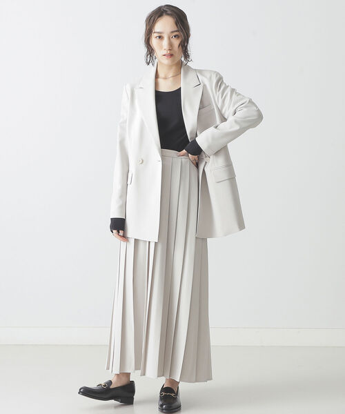 BEAMS LIGHTS（ビームスライツ）の「BEAMS LIGHTS / オックス テーラー ジャケット（テーラードジャケット・レディース・ブラウン系その他2/ブラウン系その他4・38/36）」の3枚目の写真