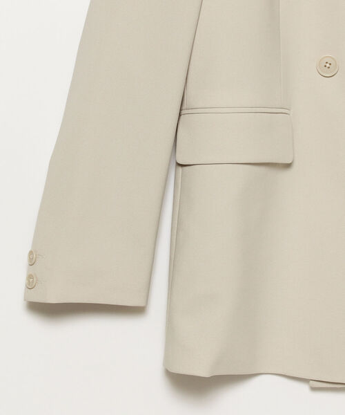 BEAMS LIGHTS（ビームスライツ）の「BEAMS LIGHTS / オックス テーラー ジャケット（テーラードジャケット・レディース・ブラウン系その他2/ブラウン系その他4・38/36）」の9枚目の写真