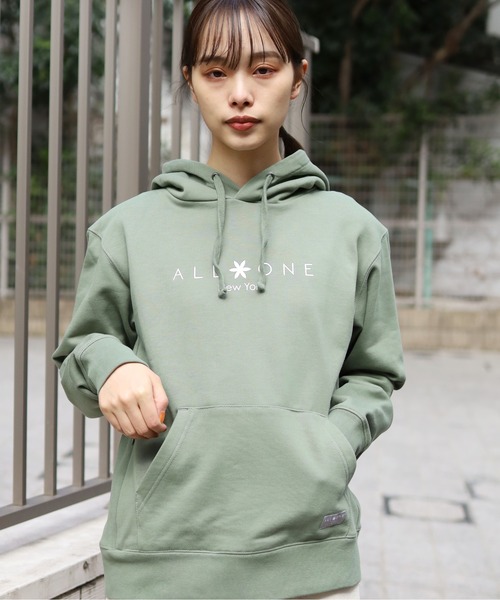 ROOPTOKYO（ループトウキョウ）の「ALL ONE/オールワン BASIC LOGO HOODIE フロントロゴプリント パーカー（パーカー・メンズ・ブラック/ネイビー/オリーブ・S/L/XS/M/XL）」の10枚目の写真