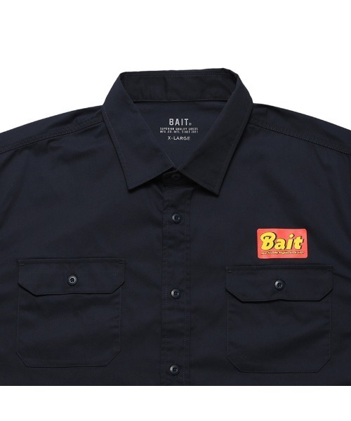BAIT（ベイト）の「BAIT ベイト MART WORKSHIRTS - 214-BAT-SHT-001（シャツ/ブラウス・メンズ・Navy・M/L）」の6枚目の写真