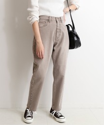 SLOBE IENA（スローブイエナ）の「LE DENIM×MARITAS カラーストレートパンツ【洗濯機使用可能】◆（デニムパンツ）」