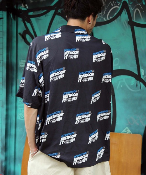 DC SHOES（ディーシーシューズ）の「21 ALLOVER SS SHIRT/DC総柄半袖シャツ（シャツ/ブラウス・メンズ・ブラック系その他/ブラック×ゴールド/マスタード/ブラック・X-LARGE/LARGE/MEDIUM）」の21枚目の写真