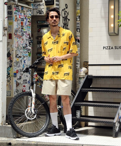 DC SHOES（ディーシーシューズ）の「21 ALLOVER SS SHIRT/DC総柄半袖シャツ（シャツ/ブラウス・メンズ・ブラック系その他/ブラック×ゴールド/マスタード/ブラック・X-LARGE/LARGE/MEDIUM）」の11枚目の写真