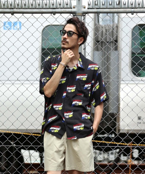 DC SHOES（ディーシーシューズ）の「21 ALLOVER SS SHIRT/DC総柄半袖シャツ（シャツ/ブラウス・メンズ・ブラック系その他/ブラック×ゴールド/マスタード/ブラック・X-LARGE/LARGE/MEDIUM）」の18枚目の写真