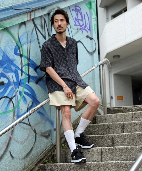 DC SHOES（ディーシーシューズ）の「21 ALLOVER SS SHIRT/DC総柄半袖シャツ（シャツ/ブラウス・メンズ・ブラック系その他/ブラック×ゴールド/マスタード/ブラック・X-LARGE/LARGE/MEDIUM）」の16枚目の写真