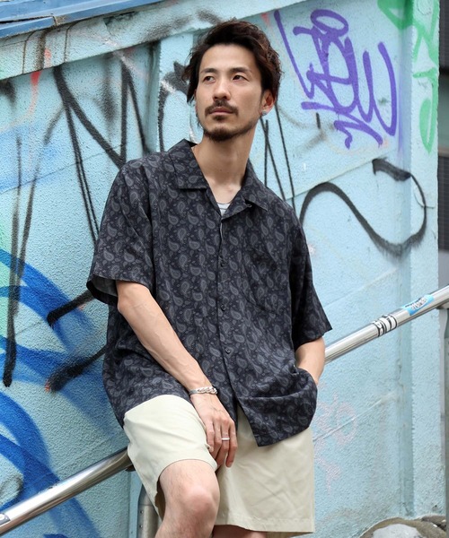 DC SHOES（ディーシーシューズ）の「21 ALLOVER SS SHIRT/DC総柄半袖シャツ（シャツ/ブラウス・メンズ・ブラック系その他/ブラック×ゴールド/マスタード/ブラック・X-LARGE/LARGE/MEDIUM）」の15枚目の写真