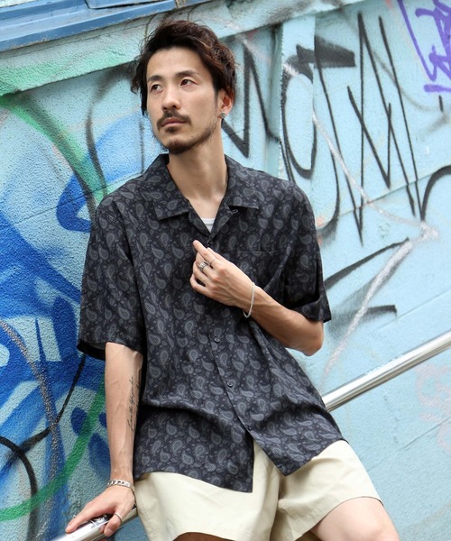 DC SHOES（ディーシーシューズ）の「21 ALLOVER SS SHIRT/DC総柄半袖シャツ（シャツ/ブラウス・メンズ・ブラック系その他/ブラック×ゴールド/マスタード/ブラック・X-LARGE/LARGE/MEDIUM）」の14枚目の写真