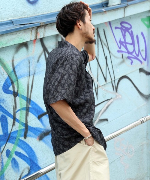 DC SHOES（ディーシーシューズ）の「21 ALLOVER SS SHIRT/DC総柄半袖シャツ（シャツ/ブラウス・メンズ・ブラック系その他/ブラック×ゴールド/マスタード/ブラック・X-LARGE/LARGE/MEDIUM）」の13枚目の写真