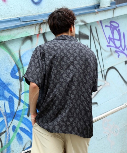 DC SHOES（ディーシーシューズ）の「21 ALLOVER SS SHIRT/DC総柄半袖シャツ（シャツ/ブラウス・メンズ・ブラック系その他/ブラック×ゴールド/マスタード/ブラック・X-LARGE/LARGE/MEDIUM）」の12枚目の写真