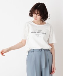 SHOO・LA・RUE | オトナロゴTシャツ(Tシャツ/カットソー)