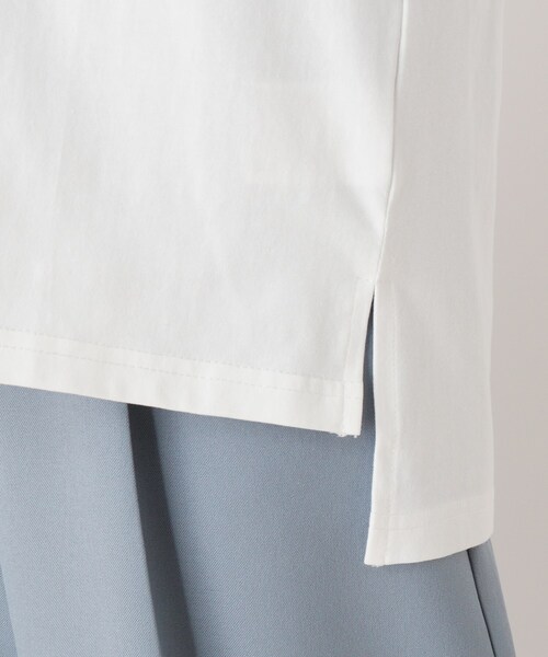 SHOO・LA・RUE（シューラルー）の「◆オトナロゴTシャツ（Tシャツ/カットソー・レディース・ライトブルー/ブラック/ホワイト系・02/03/04）」の5枚目の写真