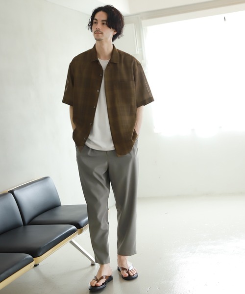 niko and...（ニコアンド）の「フェイクレザーハナオサンダル（サンダル・メンズ・ブラック/ブラウン・LARGE/MEDIUM）」の5枚目の写真