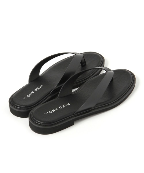 niko and...（ニコアンド）の「フェイクレザーハナオサンダル（サンダル・メンズ・ブラック/ブラウン・LARGE/MEDIUM）」の10枚目の写真