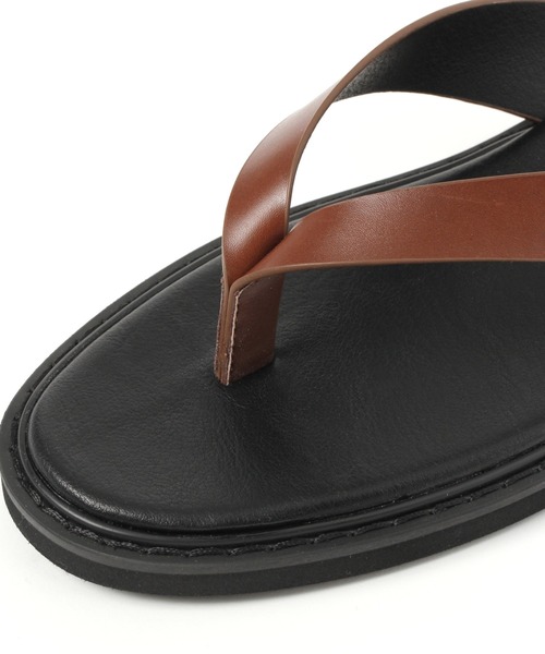 niko and...（ニコアンド）の「フェイクレザーハナオサンダル（サンダル・メンズ・ブラック/ブラウン・LARGE/MEDIUM）」の15枚目の写真