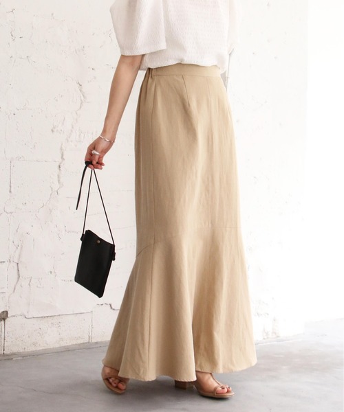 notch.（ノッチ）の「マキシマーメイドスカート（スカート・レディース・ブラック/ベージュ・TM/M）」の19枚目の写真