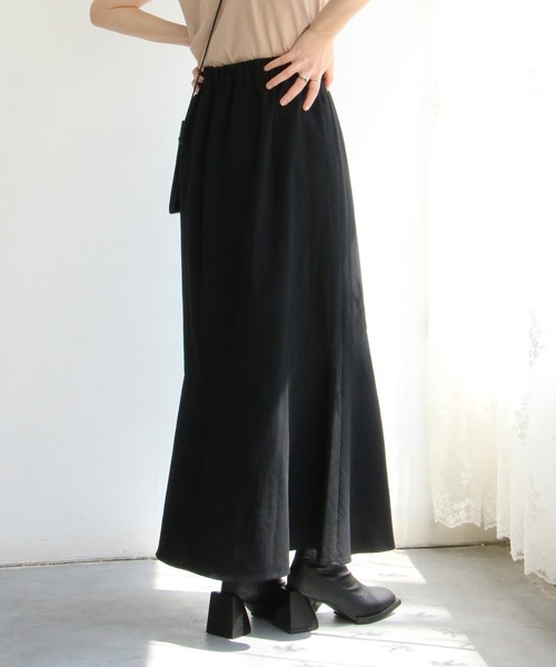 notch.（ノッチ）の「マキシマーメイドスカート（スカート・レディース・ブラック/ベージュ・TM/M）」の20枚目の写真