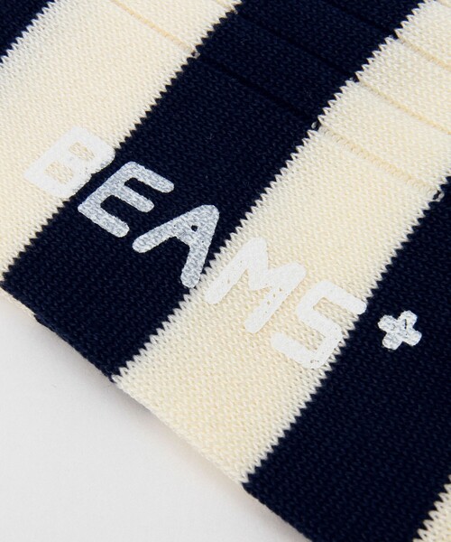BEAMS PLUS(ビームスプラス)の「BEAMS PLUS / リブ ボーダーソックス(ソックス/靴下・メンズ・インディゴブルー/マスタード/ホワイト/ワイン/グリーン/イエロー系その他6/ブラック・ONE SIZE)」の14枚目の写真