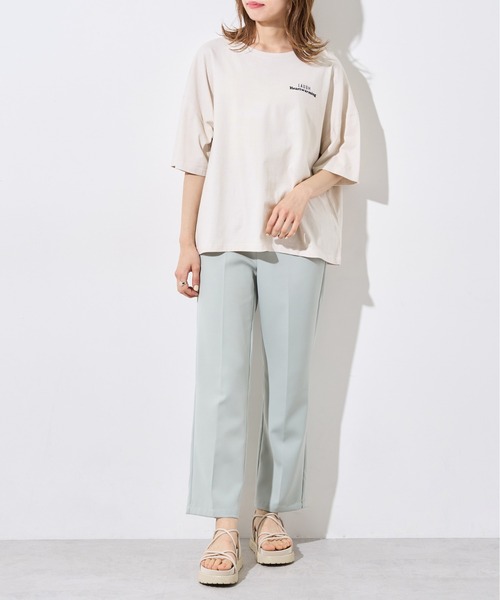 OLIVE des OLIVE（オリーブデオリーブ）の「アニマルBIGTシャツ（Tシャツ/カットソー・レディース・ベージュ/オフホワイト/ピンク/ラベンダー/スミクロ・FREE）」の22枚目の写真