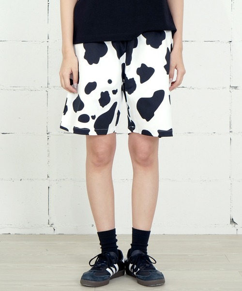 Cookman 牛柄 ワークパンツ COOKMAN クックマン シェフパンツ Chef Pants Cow Black カウ