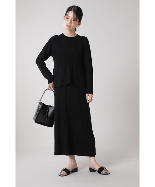 ROSE BUD(ローズバッド)の「スタッズ付ショルダーバッグ(ショルダーバッグ・レディース・ブラック/ホワイト・FREE)」の9枚目の写真