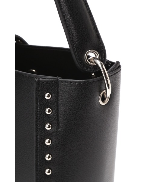 ROSE BUD(ローズバッド)の「スタッズ付ショルダーバッグ(ショルダーバッグ・レディース・ブラック/ホワイト・FREE)」の13枚目の写真