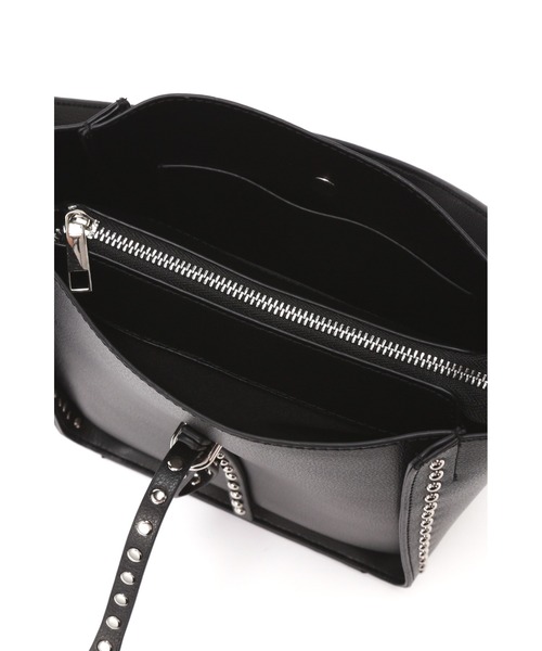 ROSE BUD(ローズバッド)の「スタッズ付ショルダーバッグ(ショルダーバッグ・レディース・ブラック/ホワイト・FREE)」の17枚目の写真