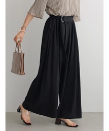 AMERICAN HOLIC | ベルト付きカットワイドパンツ(その他パンツ)