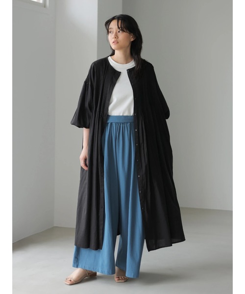 AMERICAN HOLIC(アメリカンホリック)の「ベルト付きカットワイドパンツ(その他パンツ・レディース・カーキ/ブラック/ライトベージュ/ブルー・M/L)」の11枚目の写真
