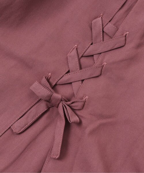 apres les cours（アプレレクール）の「バックリボンシャツワンピース（ワンピース・キッズ・キナリ/サックスブルー/ピンク・100/130/110/80/90/120/140）」の9枚目の写真