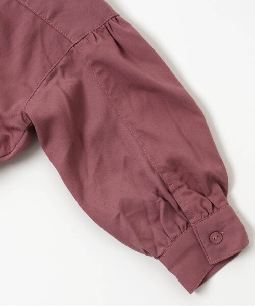 apres les cours（アプレレクール）の「バックリボンシャツワンピース（ワンピース・キッズ・キナリ/サックスブルー/ピンク・100/130/110/80/90/120/140）」の10枚目の写真