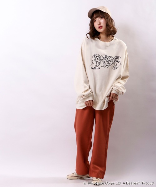 The Beatles（ザビートルズ）の「THE BEATLES プリント刺繍トレーナー（スウェット・メンズ・チャコールグレー/オフホワイト/ホワイト系その他/グレー系その他/ホワイト系その他2/グレー系その他2・LL/M/L）」の22枚目の写真