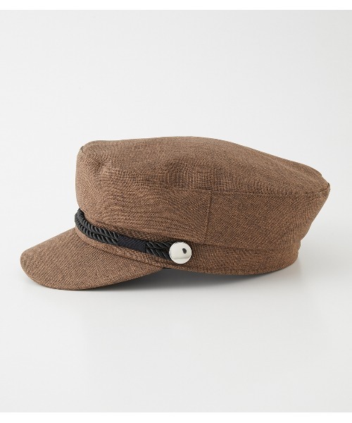 AZUL by moussy（アズールバイマウジー）の「MARINE CASQUETTE/マリンキャスケット（キャスケット・レディース・ライトベージュ/ブラック/ブラウン・FREE）」の15枚目の写真