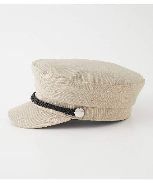 AZUL by moussy（アズールバイマウジー）の「MARINE CASQUETTE/マリンキャスケット（キャスケット・レディース・ライトベージュ/ブラック/ブラウン・FREE）」の18枚目の写真