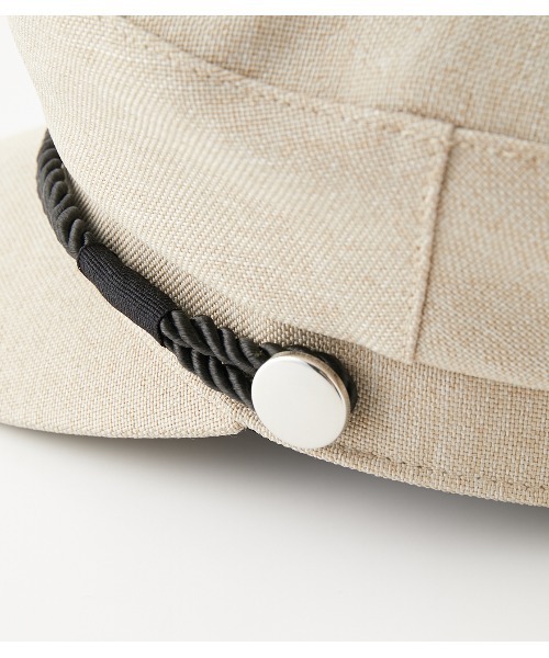 AZUL by moussy（アズールバイマウジー）の「MARINE CASQUETTE/マリンキャスケット（キャスケット・レディース・ライトベージュ/ブラック/ブラウン・FREE）」の16枚目の写真