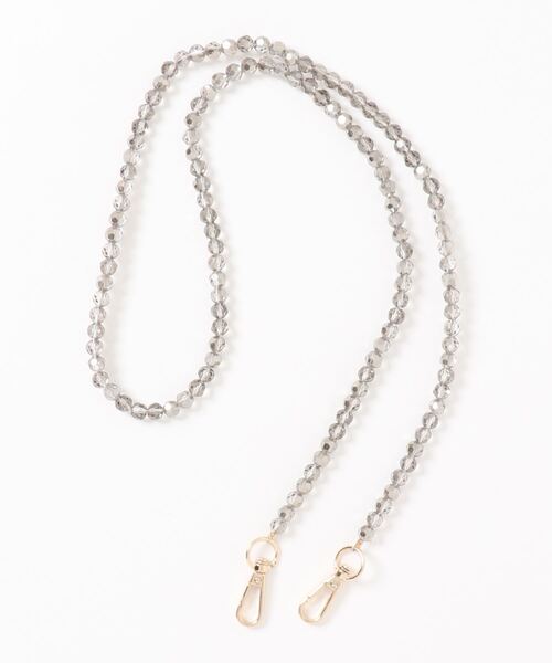 natural couture（ナチュラルクチュール）の「Ｂｉｒｔｈｓｔｏｎｅ選べるショルダーチェーン（その他小物・レディース・グレー/レッド/ピンク/シルバー/グリーン/クリア・FREE）」の2枚目の写真